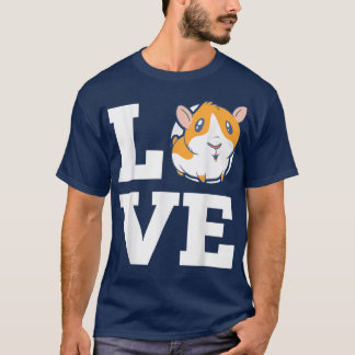 Kärlek Guinea Gris för ägare av sällskapsdjur i gr T Shirt