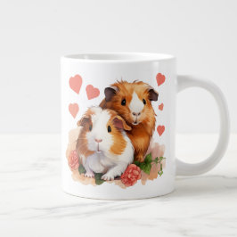 Kärlek Guinea Grisar Jumbo Mugg