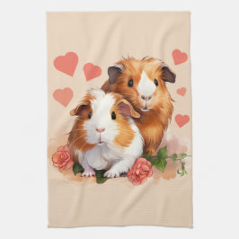 Kärlek Guinea Grisar Kökshandduk