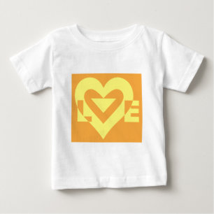 Kärlek Gult om Orange T-shirt
