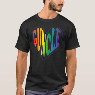 Kärlek Guncle LGbt Pride Gay farbror Lgbt Support T Shirt