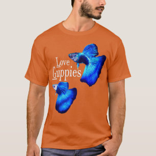 Kärlek Guppy Fish T Shirt