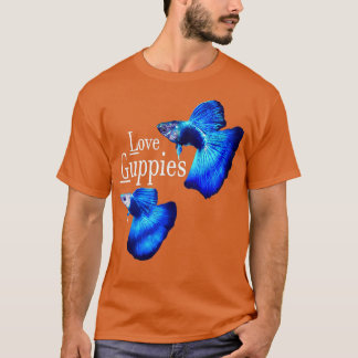 Kärlek Guppy Fish T Shirt