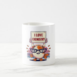 Kärlek Guppyer och kemi Kaffemugg