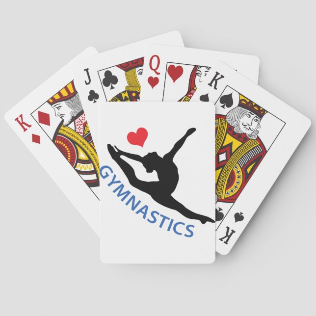 Kärlek Gymnastics Casinokort (Baksidan)