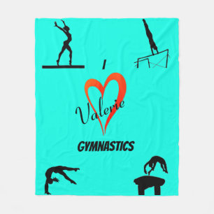 Kärlek Gymnastics Events Girls Fleece Blanket