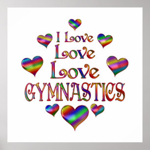Kärlek Gymnastics Poster