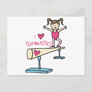 Kärlek Gymnastics Vykort