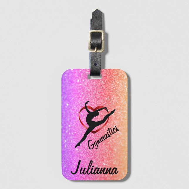 Kärlek Gymnastik  Bagagebricka (Framsida vertikal)