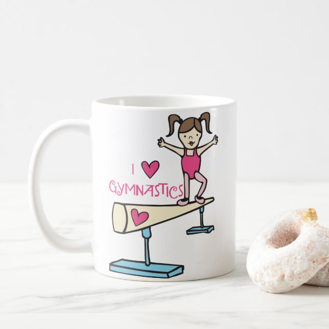 Kärlek Gymnastika Kaffemugg (Med munk)