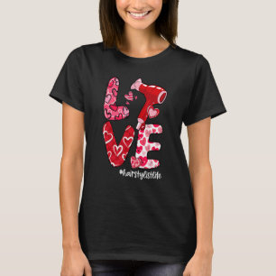 KÄRLEK Hair Dryer Heart Hairstylist Life Valentine T Shirt