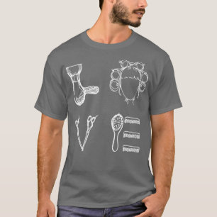 Kärlek Hairdresser T Shirt