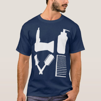 Kärlek Hairdressing T Shirt