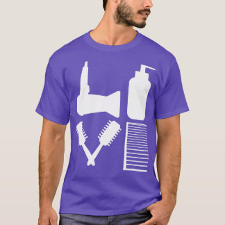 Kärlek Hairdressing T Shirt