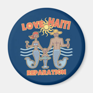 Kärlek Haiti Magnet
