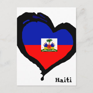 Kärlek Haiti Vykort
