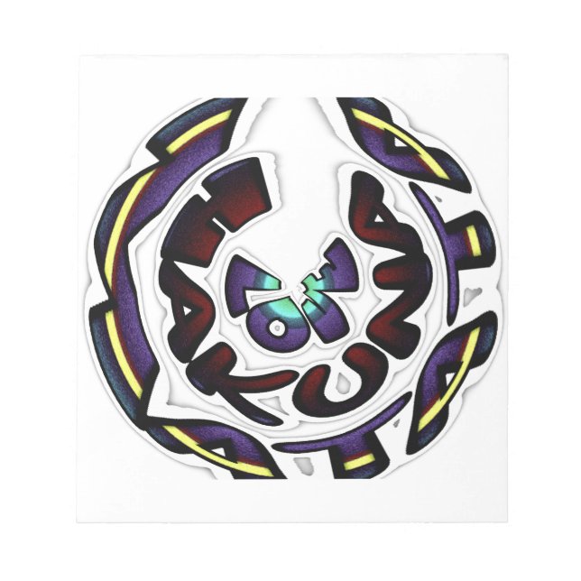 Kärlek Hakuna Matata Art Skriv ut Anteckningsblock (Framsida)