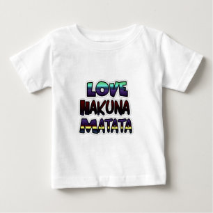 Kärlek Hakuna Matata-gåvor Tee Shirt