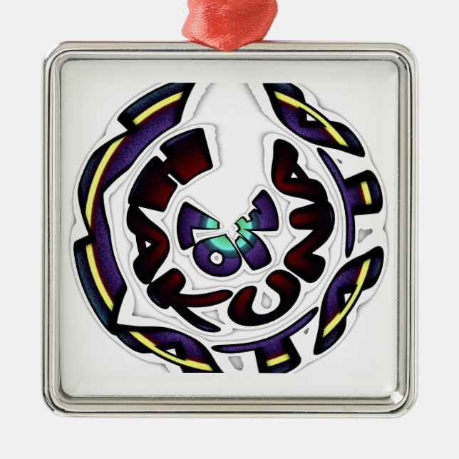 Kärlek Hakuna Matata vackra presentationer Julgransprydnad Metall (Framsidan)