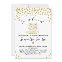 Kärlek håller på att blåsa upp inbjudan till Tea S