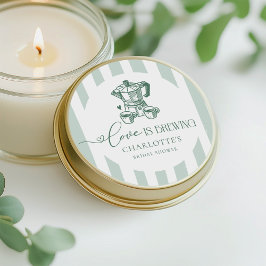 Kärlek håller på att bryta den moderna kaffeMöhipp Runt Klistermärke