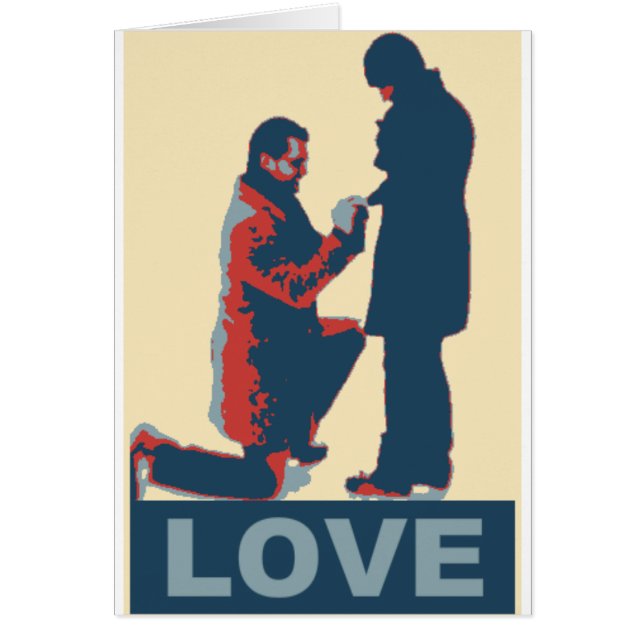Kärlek Hälsningskort (Framsidan)