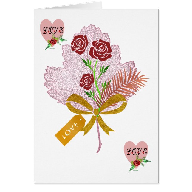 Kärlek Hälsningskort (Framsidan)