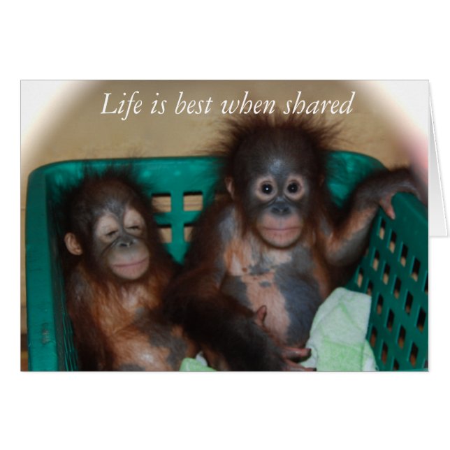 Kärlek Hälsningskort (Framsidan Horizontal)