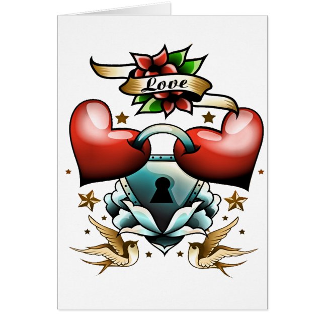 Kärlek Hälsningskort (Framsidan)