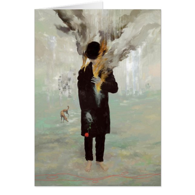 Kärlek Hälsningskort (Framsidan)