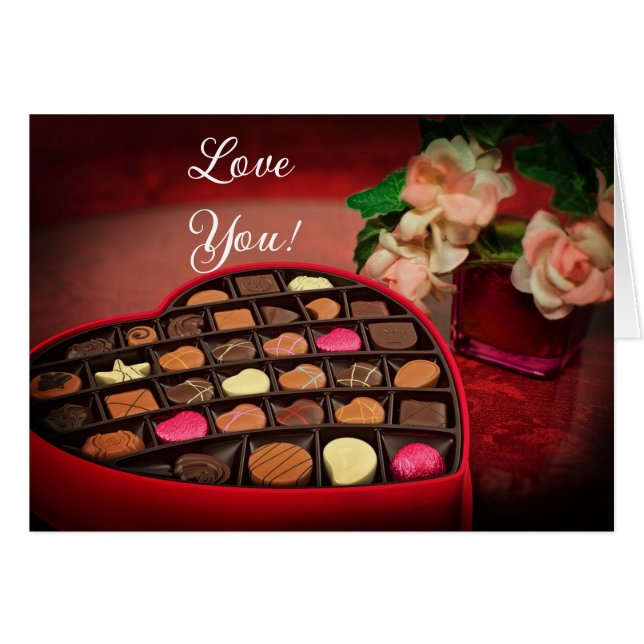 Kärlek Hälsningskort (Framsidan Horizontal)