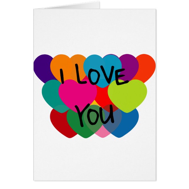 Kärlek Hälsningskort (Framsidan)