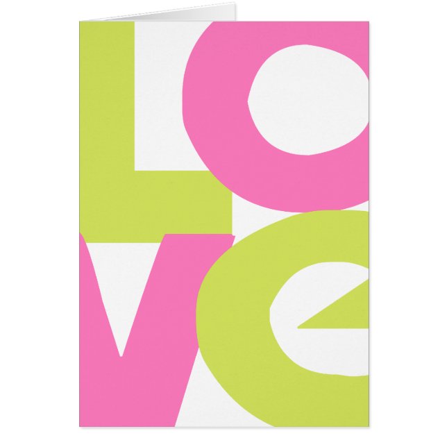 Kärlek Hälsningskort (Framsidan)