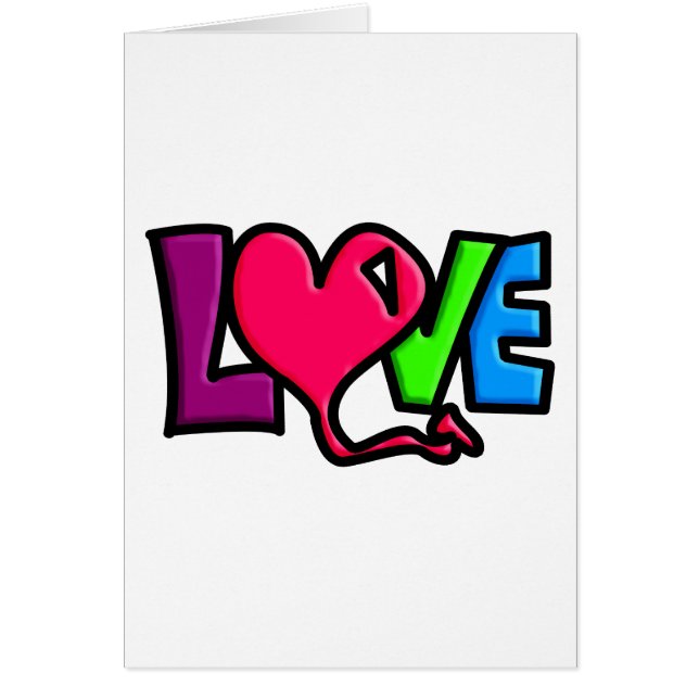 KÄRLEK HÄLSNINGSKORT (Framsidan)