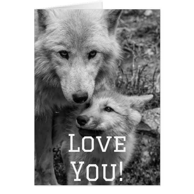 Kärlek Hälsningskort (Framsidan)