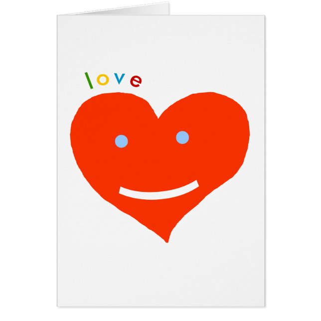 kärlek: hälsningskort (Framsidan)