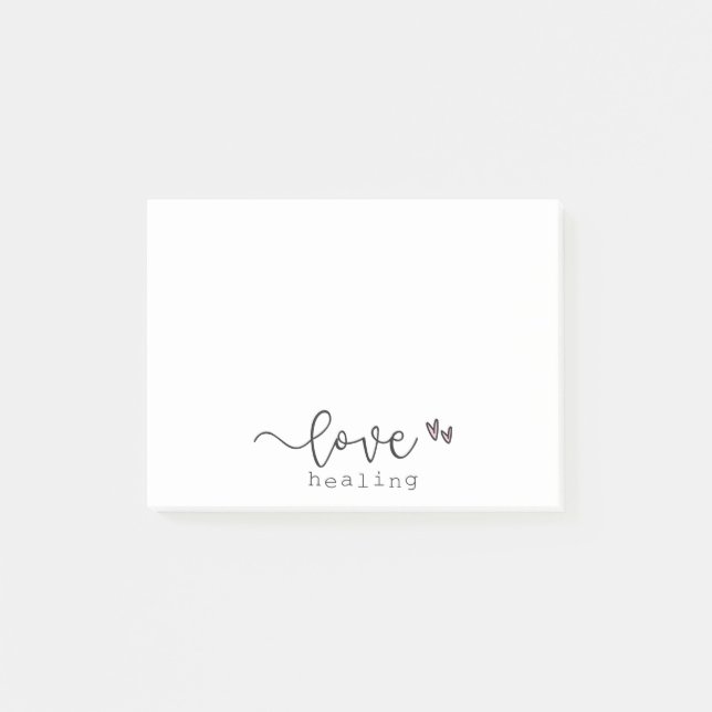 Kärlek Hälso- och sjukvårdspersonal Post-it Block (Framsida)