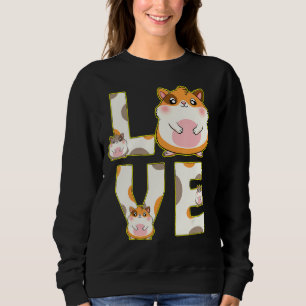 Kärlek Hamster Cute Animal Pets Girls Womens T Shirt