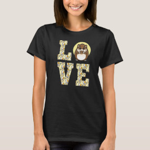 Kärlek Hamster Hamster glasburk T Shirt
