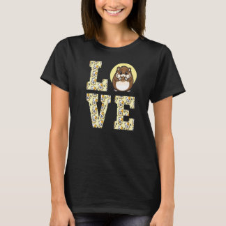 Kärlek Hamster Hamster glasburk T Shirt