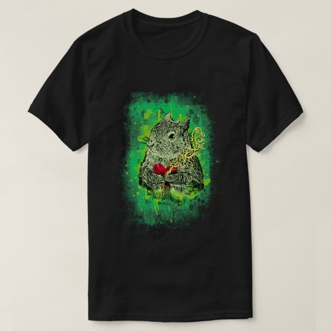 Kärlek Hamster T Shirt (Design framsida)