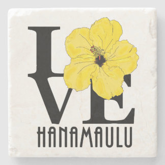 KÄRLEK Hanamaulu Hawaii Stenunderlägg