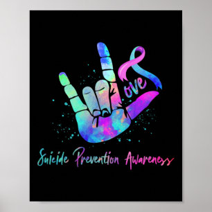 Kärlek Hand undertecknar veckan S Poster
