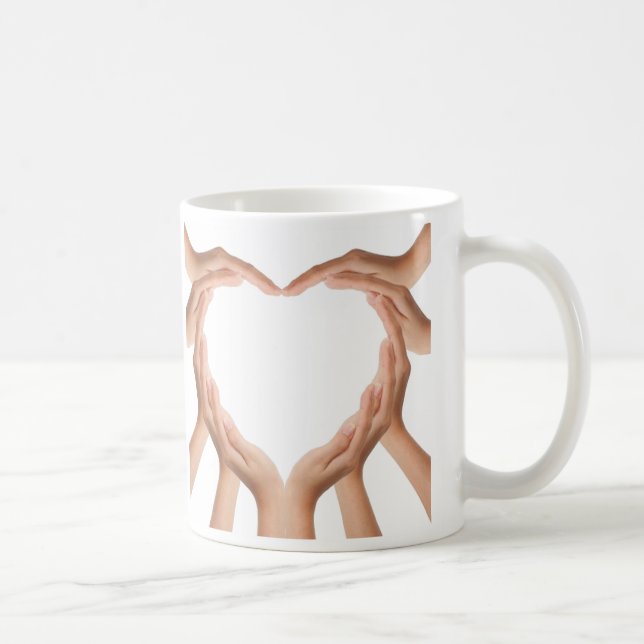 Kärlek Händer Kaffemugg (Höger)