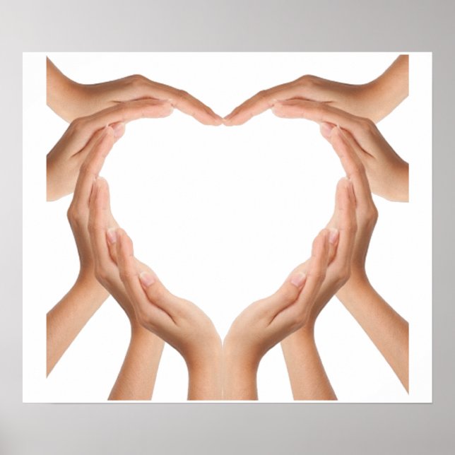 Kärlek Händer Poster (Framsidan)