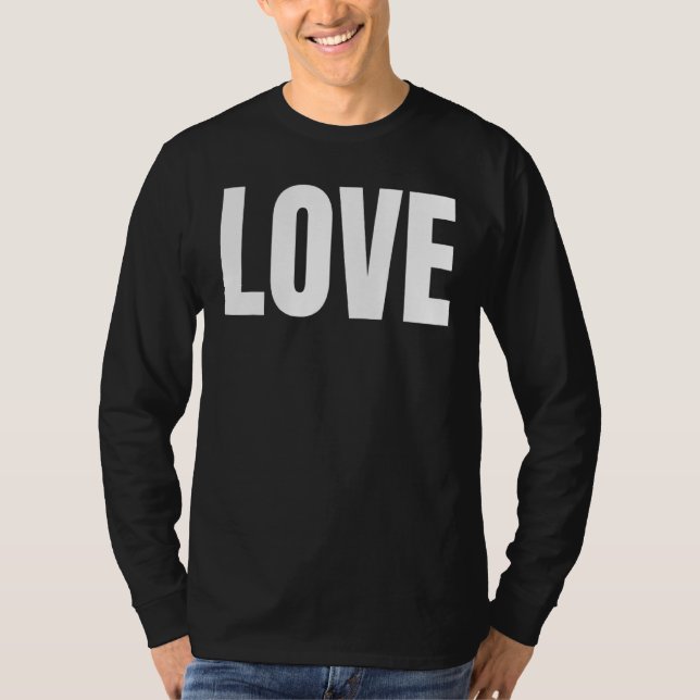 Kärlek Handskriftlig Kärlek T Shirt (Framsida)