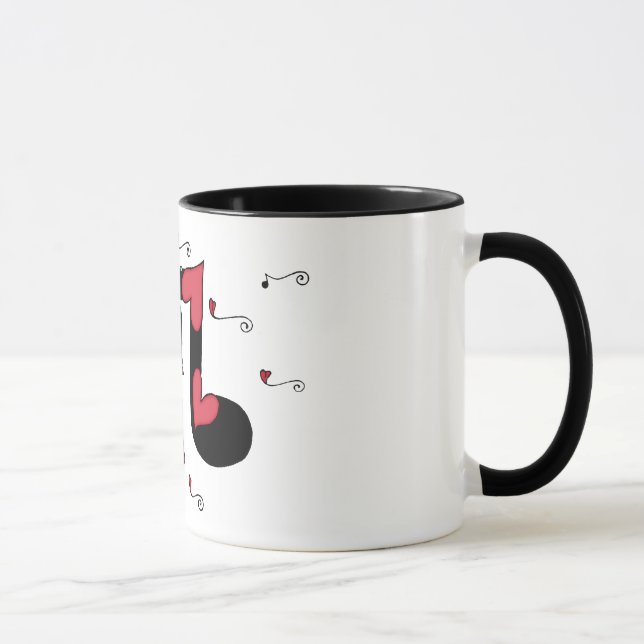 Kärlek Hangin med musikmuggen Mugg (Höger)