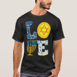 Kärlek Hanukkah Chanukah Menorah Pajama Matching F T Shirt<br><div class="desc">Kärlek Hanukkah Chanukah Menorah Pajama Matching Family.</div>