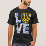 Kärlek Hanukkah Menorah Jewish Pajama För manar kv T Shirt<br><div class="desc">Kärlek Hanukkah Menorah Jewish Pajama För manar kvinnor Kids.</div>
