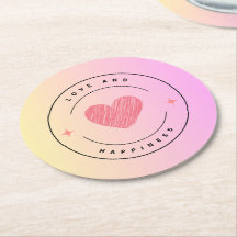 Kärlek & Happity Drink Underlägg